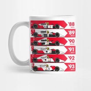 Ayrton Senna's McLarens Mug